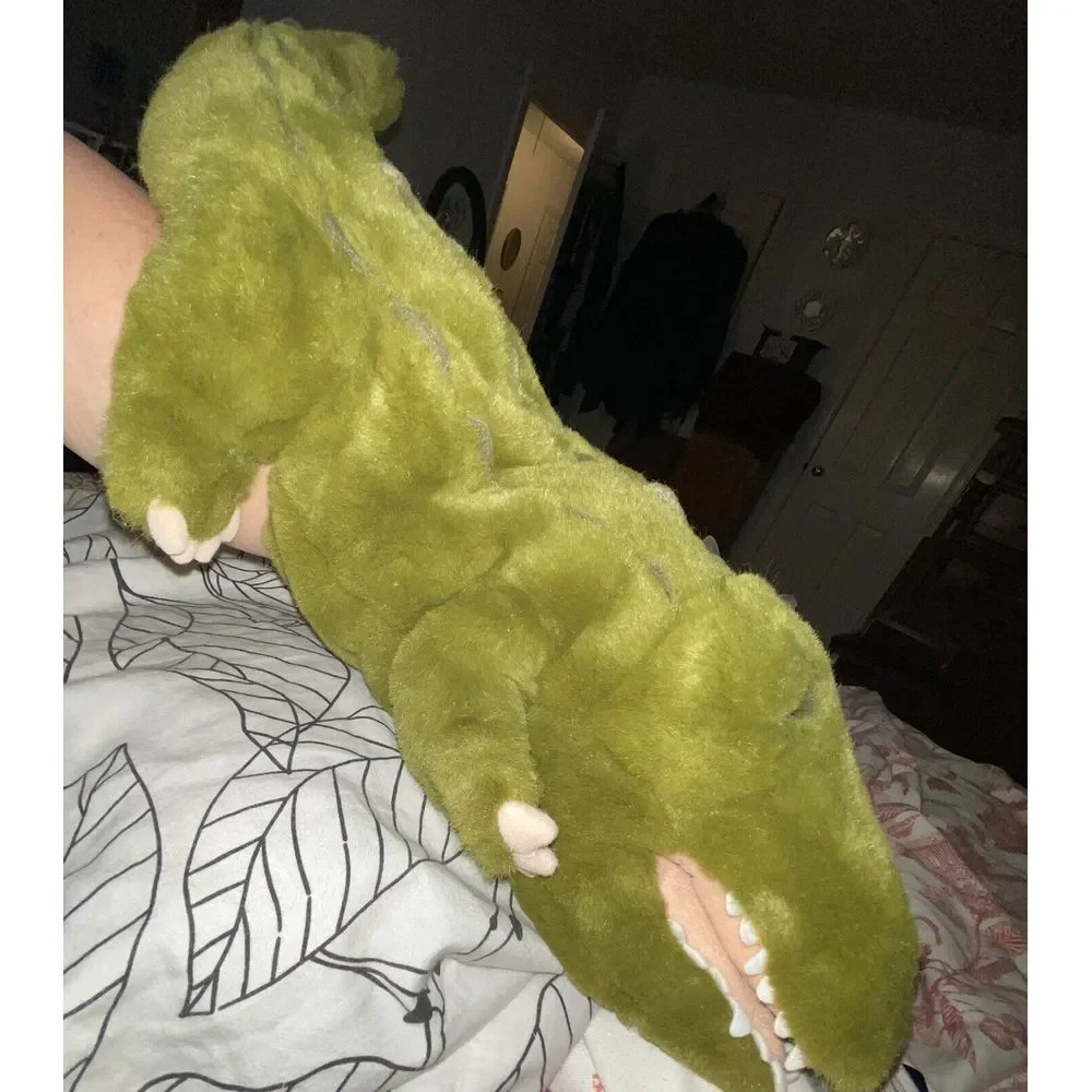 NWT Applause Plush Lou Rankin Alex Alligator Crocodile Puppet Stuffed Animal New